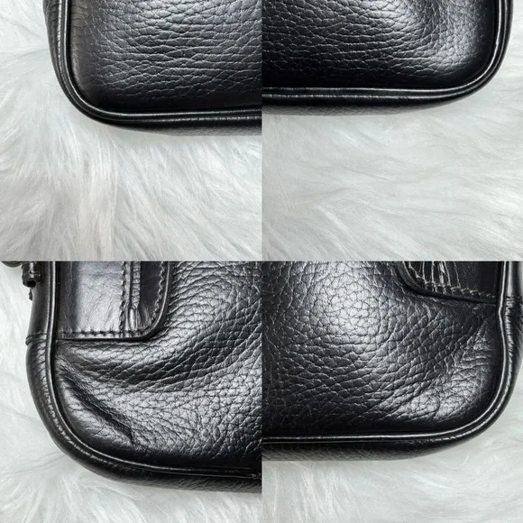 Loewe Black Leather Crossbody Bag with Textured Finish - Picture 9 of 15